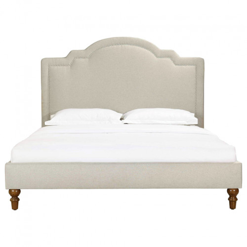 кровать двуспальная 120х200 бежевая cassis upholstered в Сыктывкаре
