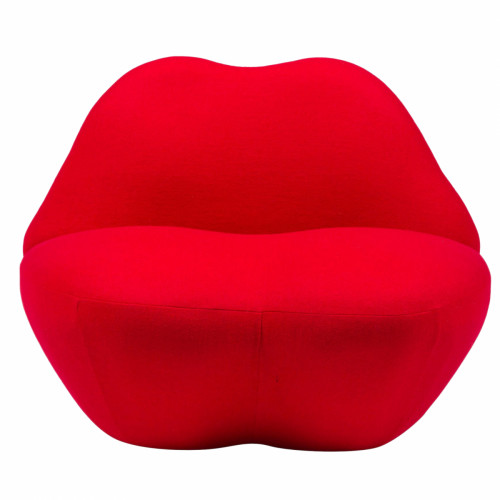 кресло губы heller kiss красный кашемир в Сыктывкаре