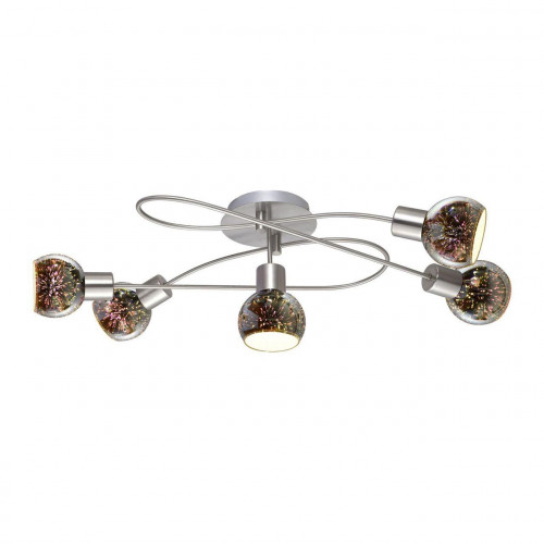потолочная люстра arte lamp illusione a6125pl-5ss в Сыктывкаре