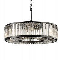 люстра welles round d70 черная, прозрачное стеко в Сыктывкаре