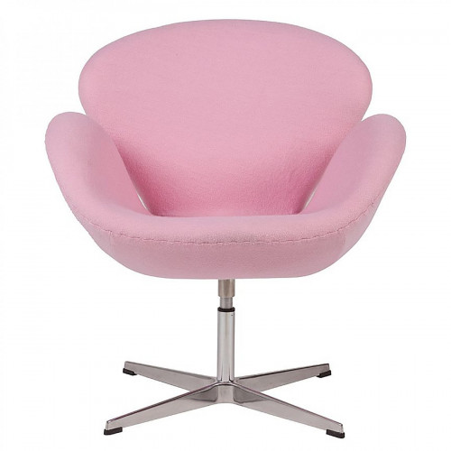 кресло swan chair светло-розовое в Сыктывкаре