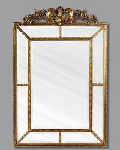 зеркало прямоугольное настенное золото ланкастер antique gold в Сыктывкаре