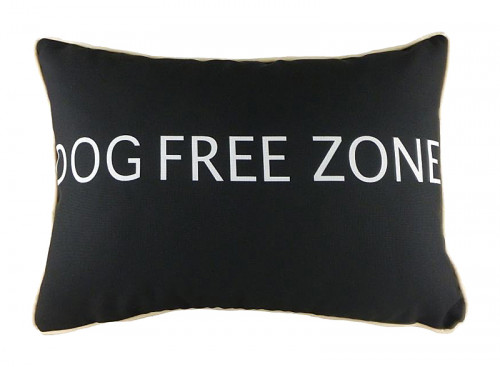 подушка с надписью dog free zone в Сыктывкаре