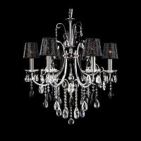люстра md92721-6a от illuminati прозрачная/черная/ хром в Сыктывкаре