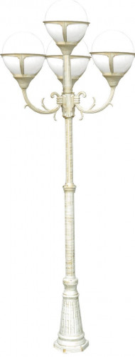 садово-парковый светильник arte lamp monaco a1497pa-4wg в Сыктывкаре