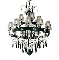 люстра 6886/12+6 v2515 от mm lampadari черная/серая в Сыктывкаре