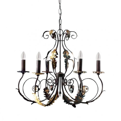 люстра 4962/6_v0580 от mm lampadari коричневая в Сыктывкаре