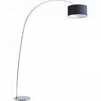 торшер gooseneck черный на хромированной ножке в Сыктывкаре