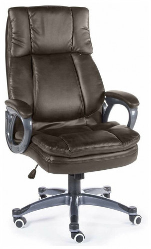 кресло для руководителя norden chairs мэдисон, обивка: искусственная кожа, цвет: экокожа темно-коричневая в Сыктывкаре