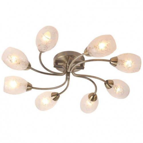 потолочная люстра idlamp carmina 201/8pf-oldbronze в Сыктывкаре