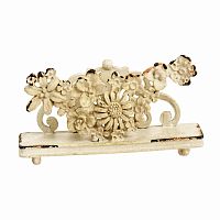 подставка для визиток pewter flower белая в Сыктывкаре