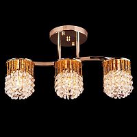 потолочная люстра eurosvet 3222/3 золото strotskis в Сыктывкаре