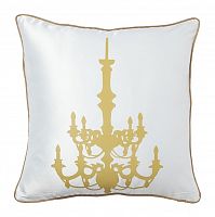 подушка с золотым канделябром chandelier white в Сыктывкаре