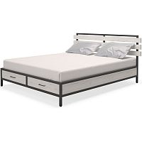 кровать двуспальная 160х200 белая neo loft в Сыктывкаре