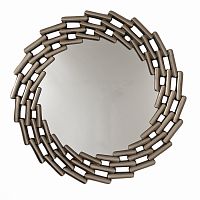 зеркало большое круглое в витой раме silver leaf в Сыктывкаре