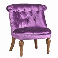 кресло sophie tufted slipper chair лиловое в Сыктывкаре