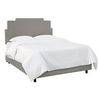 кровать двуспальная 180х200 серая paxton gray linen в Сыктывкаре