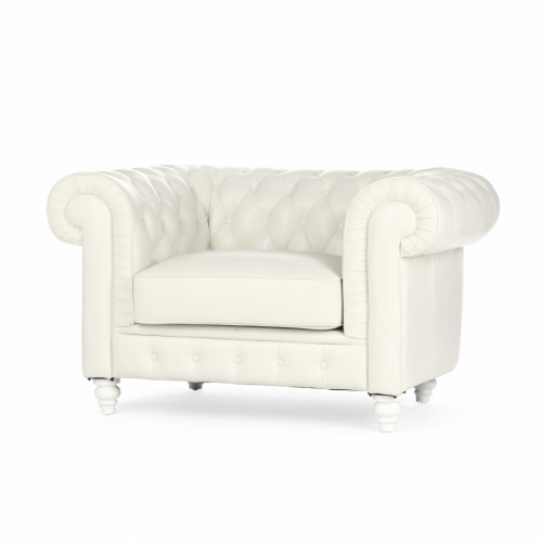 кресло chesterfield белое в Сыктывкаре
