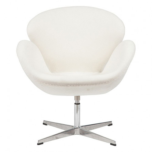 кресло swan chair белое в Сыктывкаре