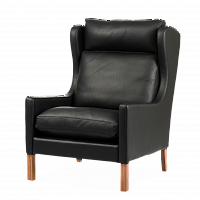 кресло wingback чёрный в Сыктывкаре