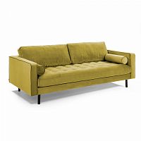 диван bogart sofa 3 трехместный темно-желтый от la forma (ex julia grup) в Сыктывкаре