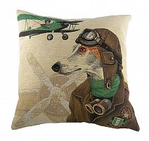 подушка с собакой-пилотом doggie fighters green в Сыктывкаре