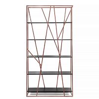 стеллаж powell copper черный дуб в Сыктывкаре