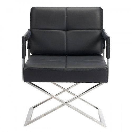 кресло aster x chair кожа черное в Сыктывкаре