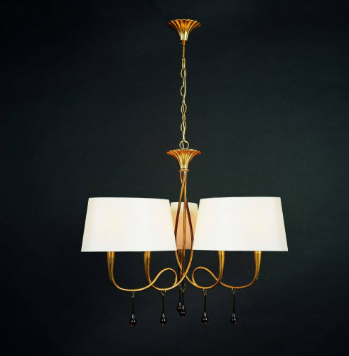 подвесная люстра mantra paola painted gold 3540 в Сыктывкаре