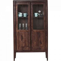 шкаф-витрина brooklyn walnut коричневый 100x40 в Сыктывкаре