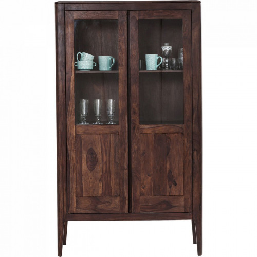 шкаф-витрина brooklyn walnut коричневый 100x40 в Сыктывкаре