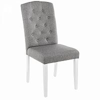 стул деревянный menson white / fabric pebble в Сыктывкаре