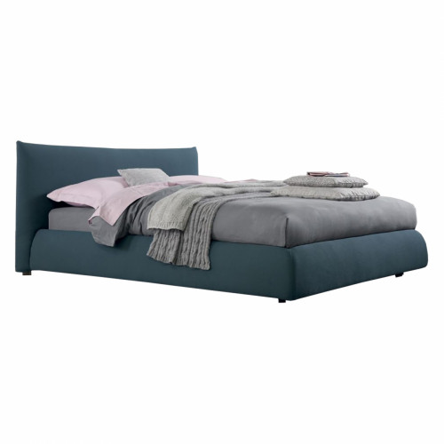 кровать двуспальная 180х200 голубая pillow fit в Сыктывкаре
