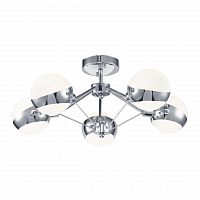 потолочная люстра freya silvia fr5009cl-05ch белая в Сыктывкаре