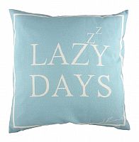 подушка с надписью lazy days в Сыктывкаре