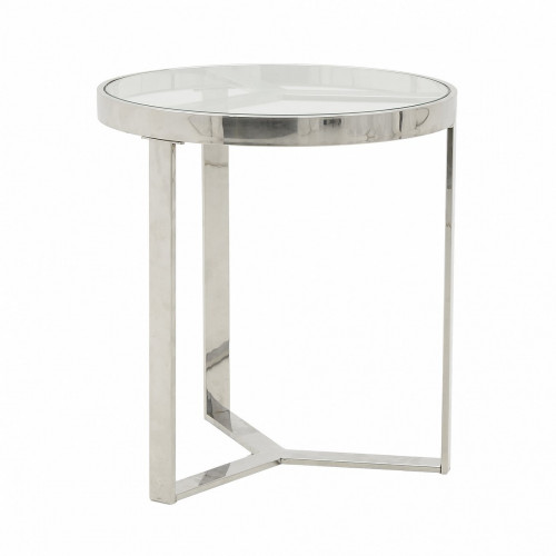 стол silver glass small серебристый, прозрачный в Сыктывкаре