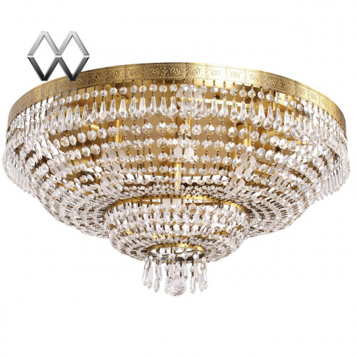 потолочная люстра mw-light изабелла 351012013 золото в Сыктывкаре