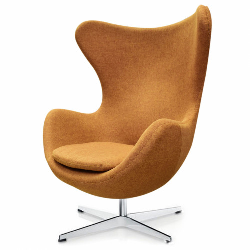 кресло egg chair темно-коричневое в Сыктывкаре