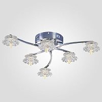 потолочная люстра eurosvet 80106/6 хром в Сыктывкаре