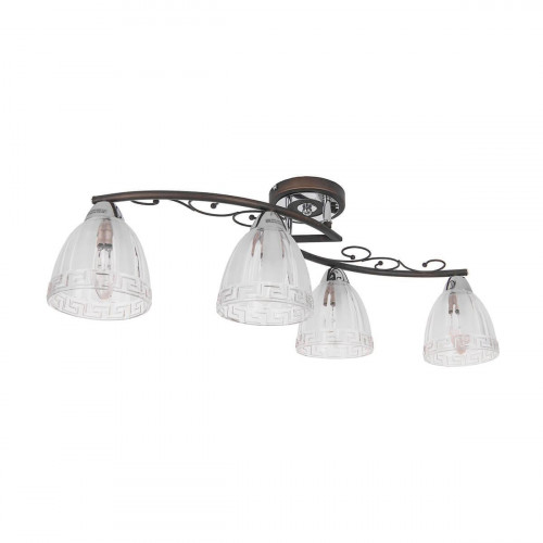 потолочная люстра idlamp nield 232/4pf-blackchrome в Сыктывкаре