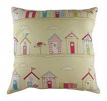 подушка с принтом beach huts pink в Сыктывкаре