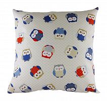 подушка с принтом owl print blue в Сыктывкаре