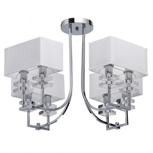 потолочная люстра mw-light прато 1 101010708 белая в Сыктывкаре