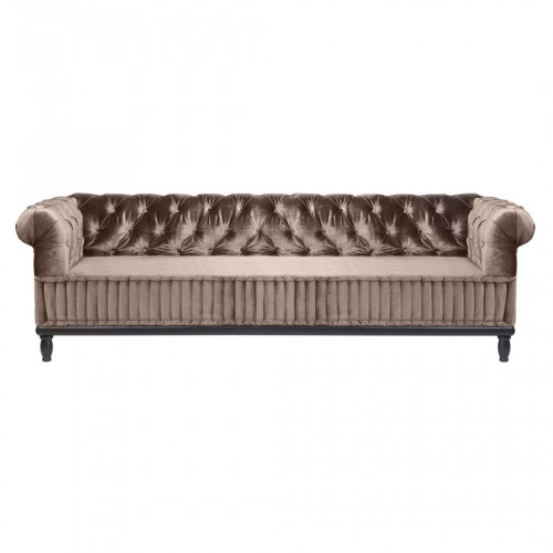 диван club sofa прямой коричневый в Сыктывкаре