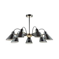 потолочная люстра lumion naomi 3709/7c черная в Сыктывкаре