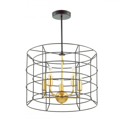 подвесная люстра lumion rupert 4410/5 черная в Сыктывкаре