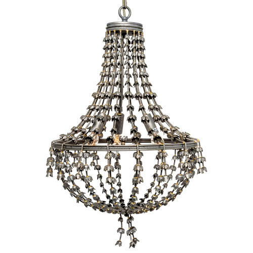 люстра «адела» темное серебро с золотистыми деталями в Сыктывкаре