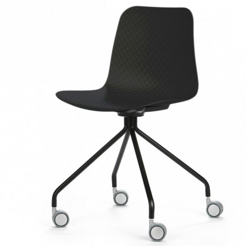 стул glide на колесиках черный в Сыктывкаре