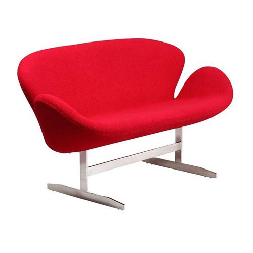 диван swan sofa прямой красный в Сыктывкаре