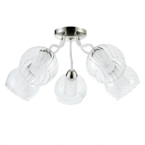 потолочная люстра freya clara fr5604-cl-05-ch белая в Сыктывкаре
